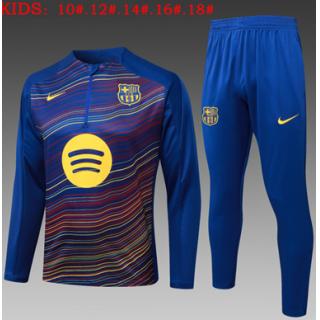 Chándal FC Barcelona 2025/26 (Navy Half zipper) - NIÑOS